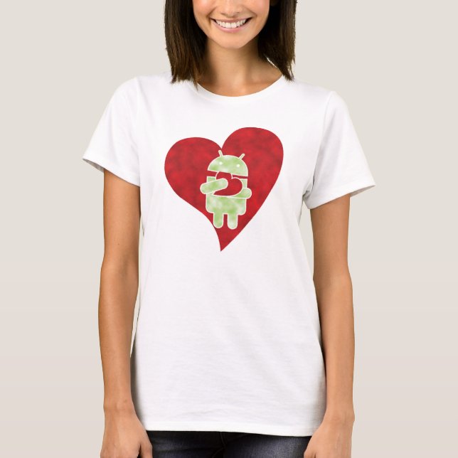 Camiseta Android - Droid Love (Frente)
