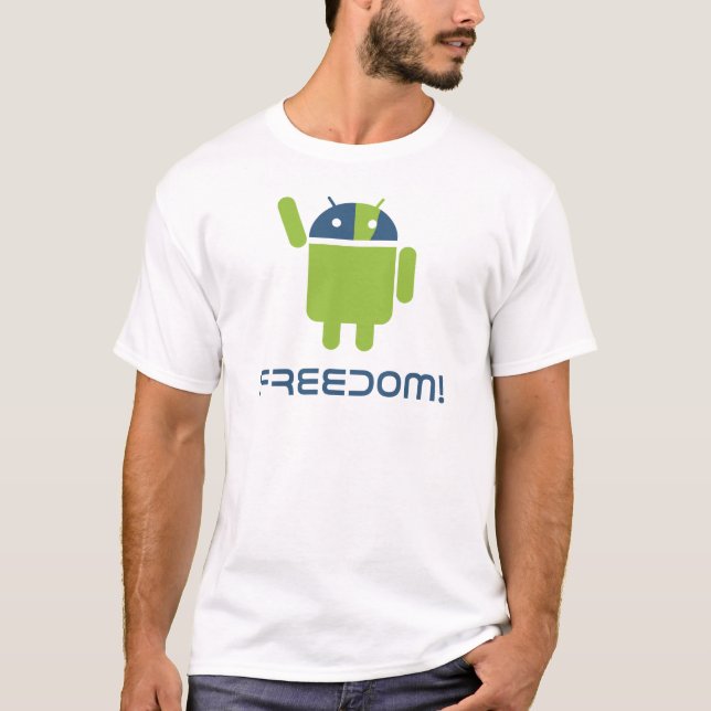 Camiseta Android=Freedom (Frente)