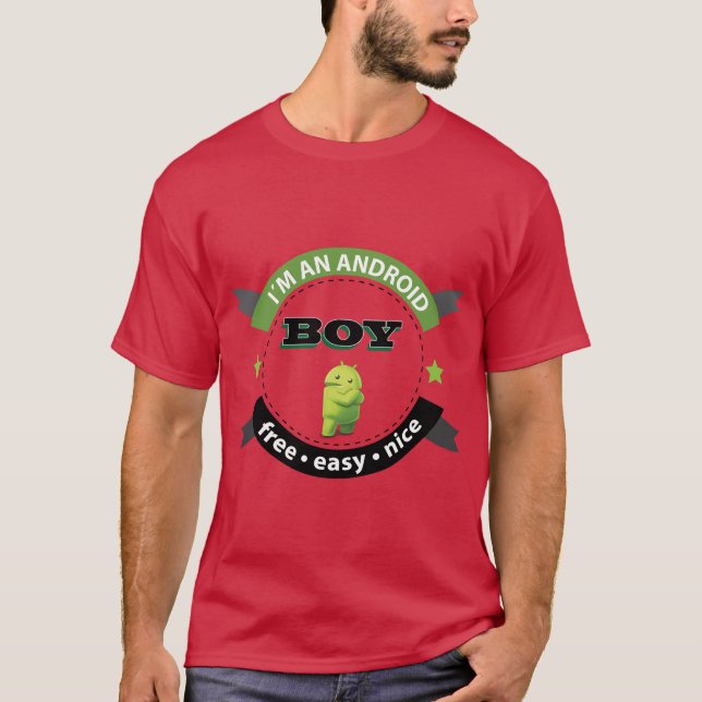 Camiseta Android Futurista (Frente)