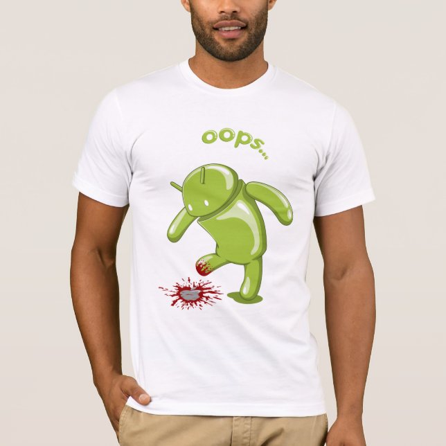Camiseta Android Oopss (Frente)