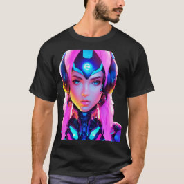 Camiseta Android Techno Space Girl