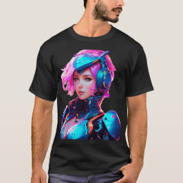 Camiseta Android Techno Space Girl