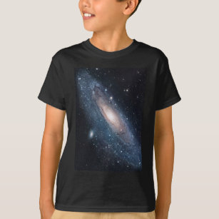 Camiseta andromeda galáxia Via Látea cosmos universo