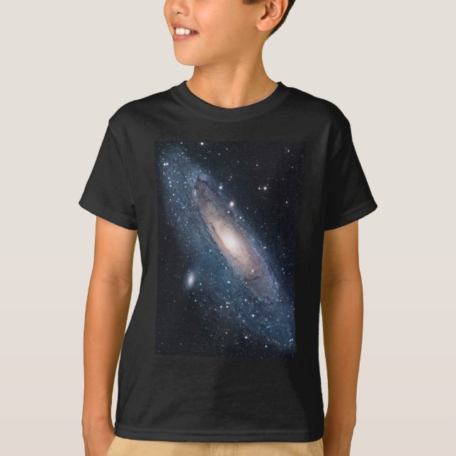 Camiseta andromeda galáxia Via Látea cosmos universo (Frente)