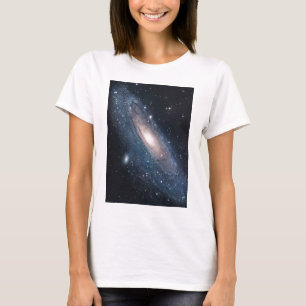 Camiseta andromeda galáxia Via Látea cosmos universo