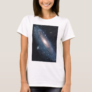 Camiseta andromeda galáxia Via Látea cosmos universo