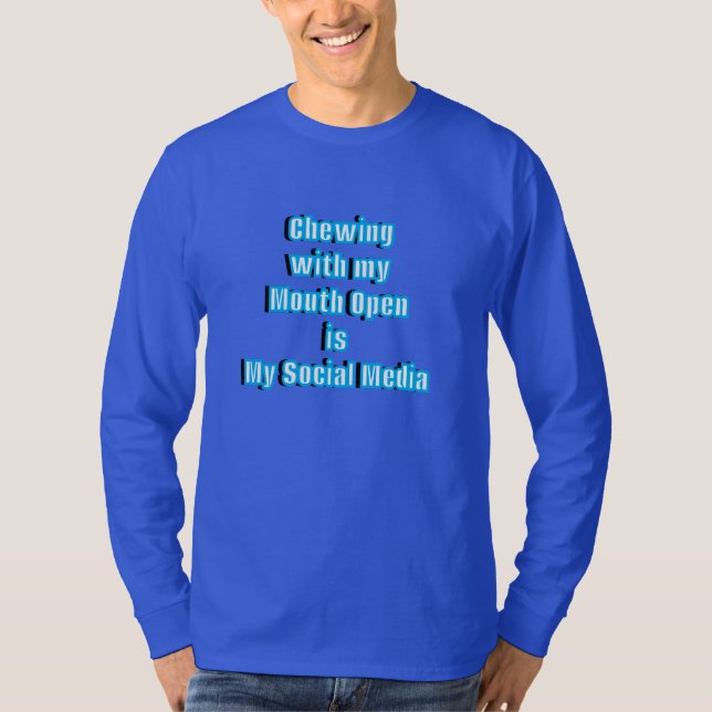 Camiseta Andropausa nas Redes Sociais (Frente)