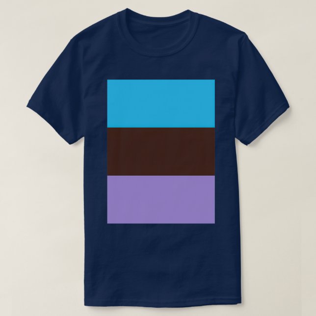 Camiseta Androsexual Flag (Frente do Design)