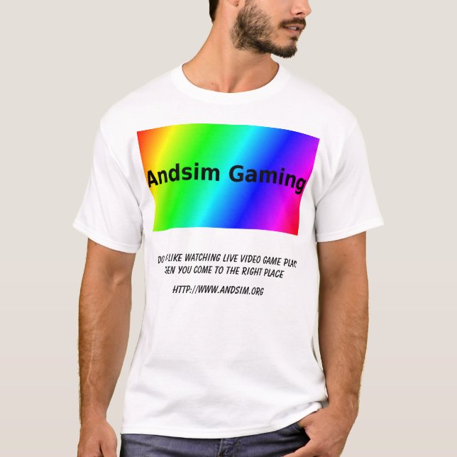 Camiseta Andsim Gaming Short Sleeve Shirt (Frente)