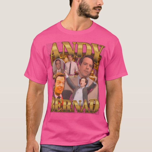 Camiseta Andy Bernard Classic Bootleg Vibes (Frente)