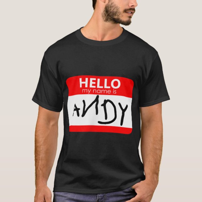 Camiseta Andy Cosplay, Outfit, Vintage Birthday (Frente)