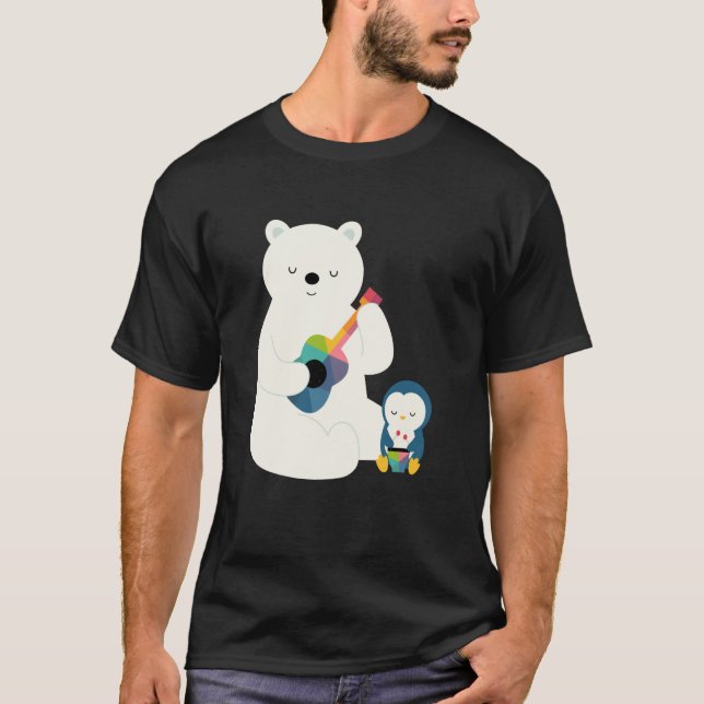 Camiseta Andy Westface sem rodeios Um Gráfico De Banda (Frente)