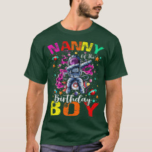 Camiseta Aneia Do Astronauta Birthday Boy Os Espaça