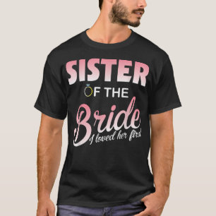 Camiseta Anéis Casados Irmã Da Noiva Que Eu Amava