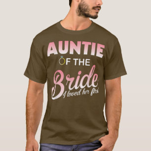 Camiseta Anéis Casados Tia Da Noiva Que Eu Amava