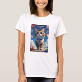 Camiseta Anéis da Liberdade (E Eu Também) - Gato Patriótico