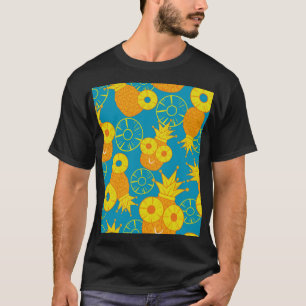 Camiseta Anéis de abacaxi: Vintage de Cartoon de Doodle.