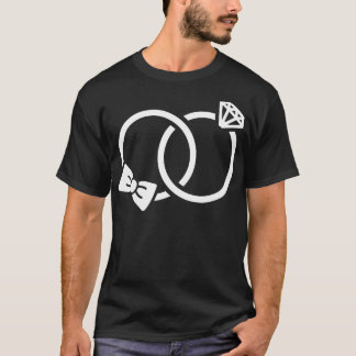 Camiseta Anéis de casamento esposa hus