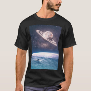 Camiseta Anéis de Verão e Lua