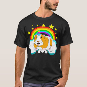 Camiseta Aneisha Guinicorn Guinea Pig Unicorn Rainbow Gift