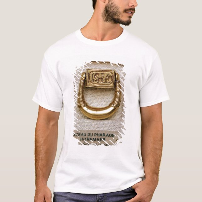 Camiseta Anel com o selo do general Horemheb (Frente)