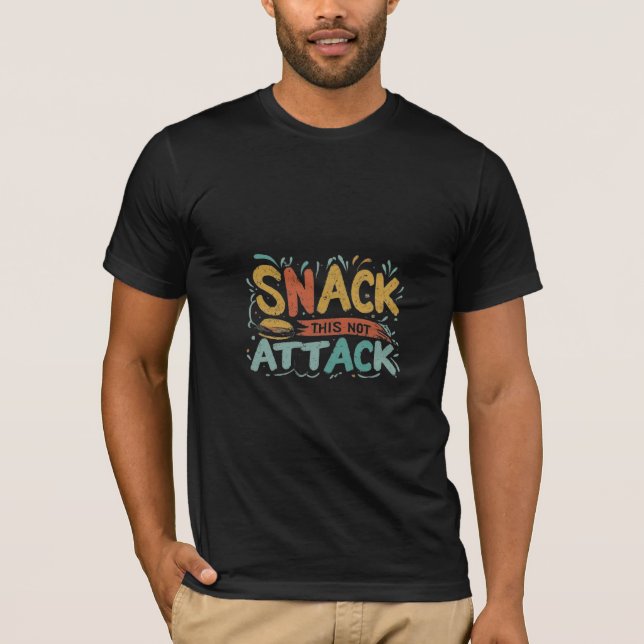 Camiseta Anel de ataque de snack (Frente)