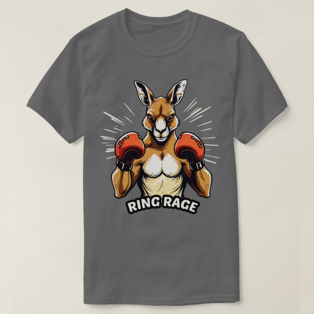 Camiseta Anel de canguru in a box (Frente do Design)