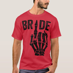 Camiseta Anel de dedo para lua de mel de casamento gótico d