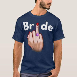 Camiseta Anel de Noiva Dedo Aliança Casamento Despedida de