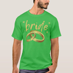 Camiseta Anel de Noivado para Mulheres Noiva Para Ser Festa