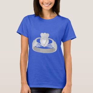 Camiseta anel de sela prateada
