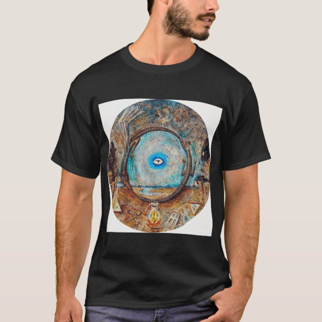 Camiseta Anel de Serpente vintage (Frente)