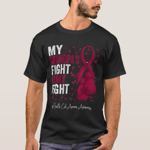 Camiseta Anemia Célula Falsiforme do Avô Burgundy