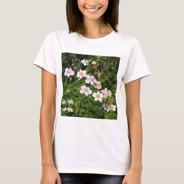 Camiseta Anemonas rosa (Frente)