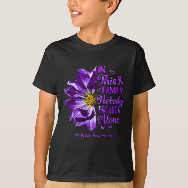 Camiseta Anemone Epilepsy Awarumes Ninguém Luta (Frente)