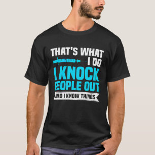 Camiseta Anestesia Enfermeiro Anestesiologista CRNA & Anest
