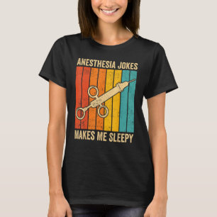 Camiseta Anestesiologista Anestesiologia Anestesia Piada Má