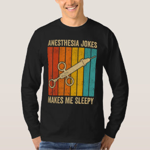 Camiseta Anestesiologista Anestesiologia Anestesia Piada Má