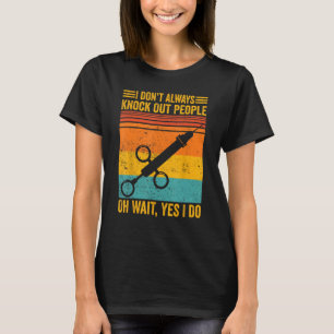 Camiseta Anestesiologista Anestesiologia Eu não toco