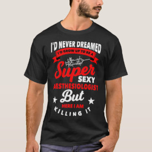 Camiseta Anestesiologista Engraçado Presente Hospital Anest