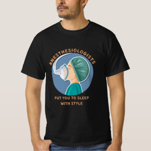 Camiseta Anestesiologistas colocam você dormindo com estilo