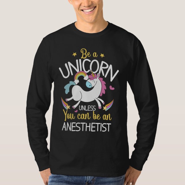 Camiseta Anesthetist Unicorn Anesthesiology CRNA Nurse (Frente)