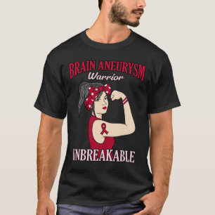 Camiseta Aneurisma do Cérebro Guerreiro Consciência Mês Apo