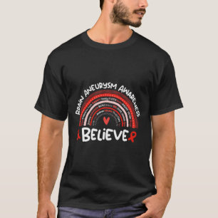 Camiseta Aneurismo cerebral Consciência Mês Aneurismo cereb