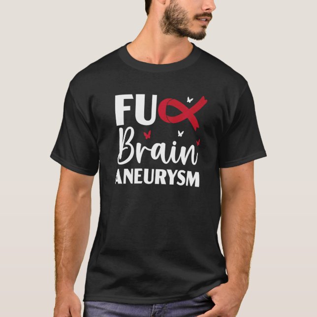Camiseta Aneurismo cerebral Guerreiro Doença Médica Aneuris (Frente)