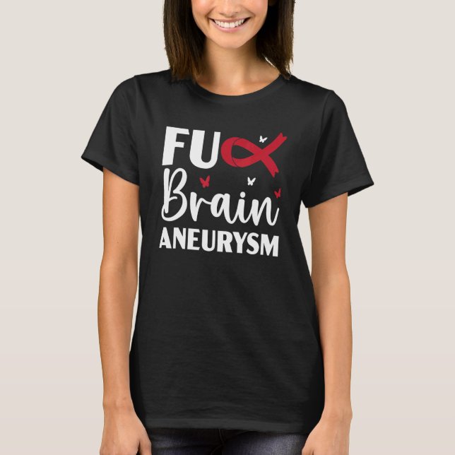 Camiseta Aneurismo cerebral Guerreiro Doença Médica Aneuris (Frente)