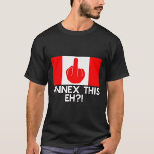 Camiseta Anexo Este Eh! Sinalizador Funny Pro Canada Para A