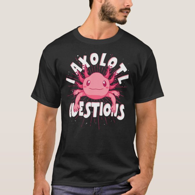 Camiseta Anfíbio-anfíbio mexicano Axolotl (Frente)