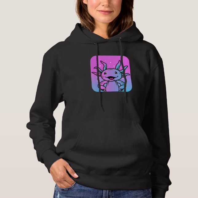 Camiseta Anfíbio do Axolotl em Cute (Frente)