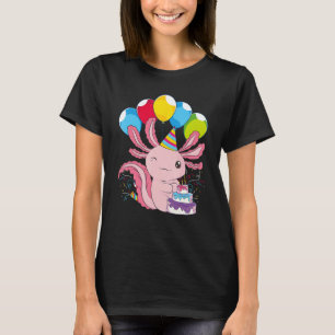Camiseta Anfíbio Do Bolo Do aniversário de criança